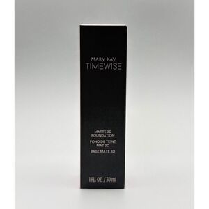 Mary Kay TimeWise Matte 3D Foundation Bronze W 110 Combination To Oily Skin 1oz